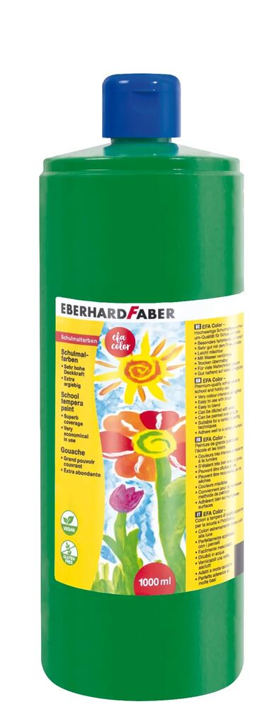 TEMPERA 1000 ML VERDE EBERHARD FABER TEMPERA 1000 ML VERDE EBERHARD FABER